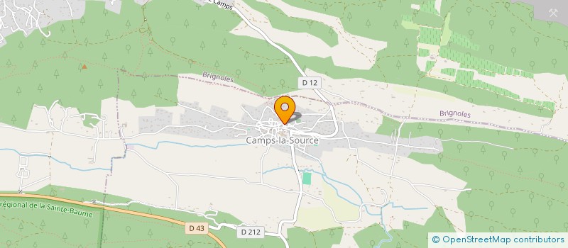 localisation de l'entreprise QUATRE L  CAMPS-LA-SOURCE