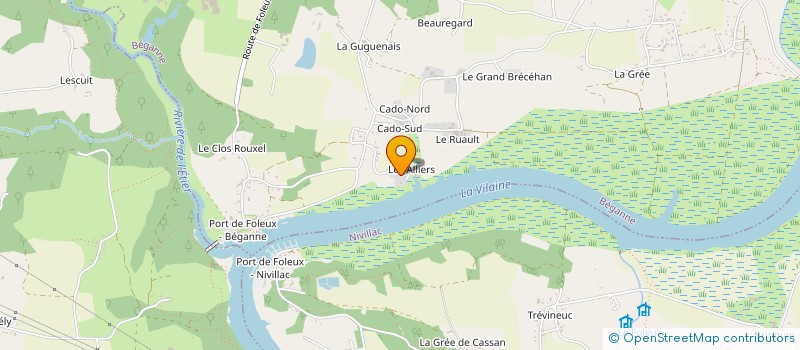 localisation de l'entreprise QUATRE LES ALLIERS  BEGANNE