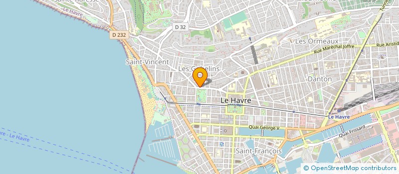 localisation de l'entreprise QUATRE M à LE HAVRE