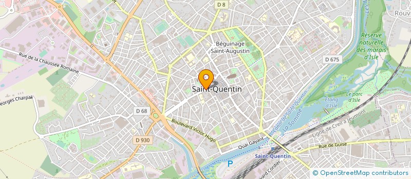 localisation de l'entreprise QUATRE M à SAINT-QUENTIN