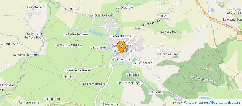localisation de l'entreprise QUATRE MAINS à SAINT-MARS-LA-REORTHE