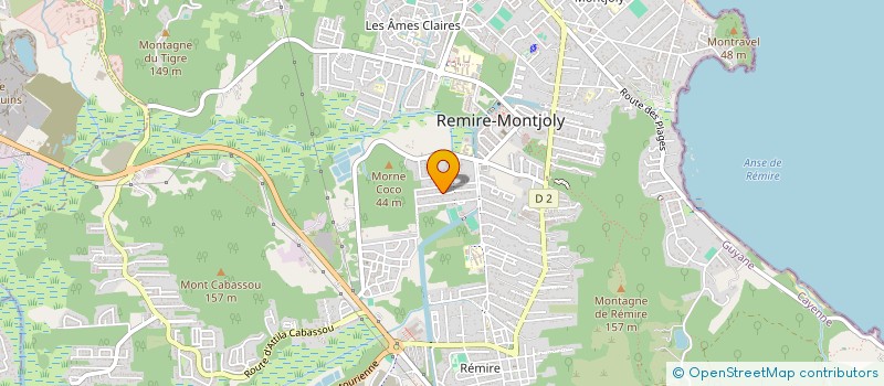 localisation de l'entreprise QUATRE MURS ET UN TOIT  REMIRE-MONTJOLY