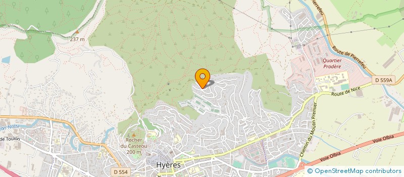 localisation de l'entreprise QUATRE MURS ET UN TOIT à HYERES