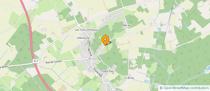 localisation de l'entreprise QUATRE N'OEUF à BRISSAC LOIRE AUBANCE