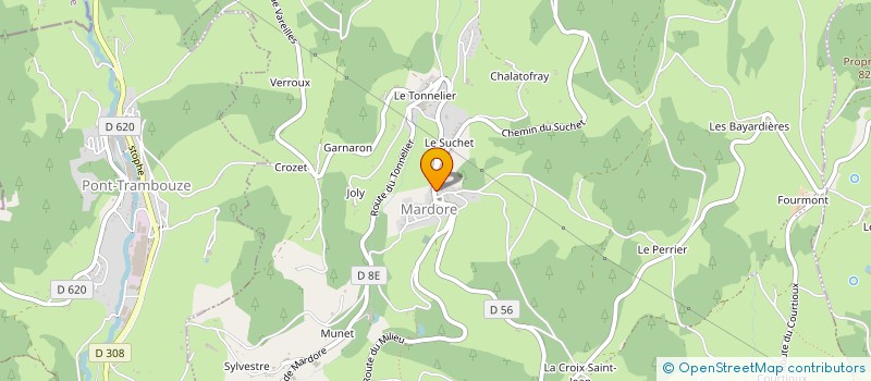 localisation de l'entreprise QUATRE PATTES EN DETRESSE DU HAUT BEAUJOLAIS à THIZY-LES-BOURGS