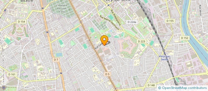 localisation de l'entreprise QUATRE PLUS à VITRY-SUR-SEINE