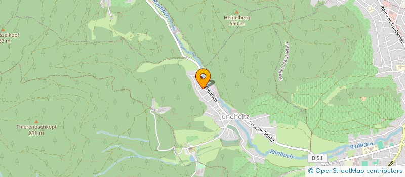 localisation de l'entreprise QUATRE POUR UN  JUNGHOLTZ