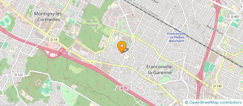 localisation de l'entreprise QUATRE QUARTS  FRANCONVILLE