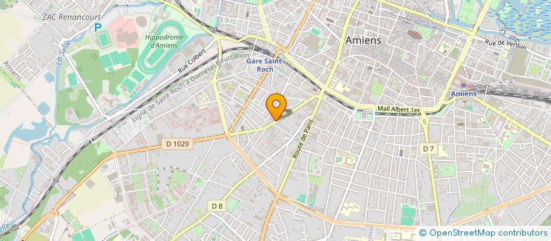 localisation de l'entreprise QUATRE QUARTS LIES  AMIENS