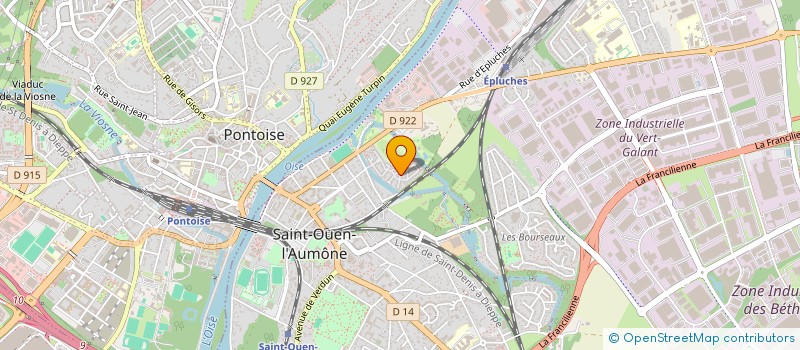 localisation de l'entreprise QUATRE R IMMO à SAINT-OUEN-L'AUMONE