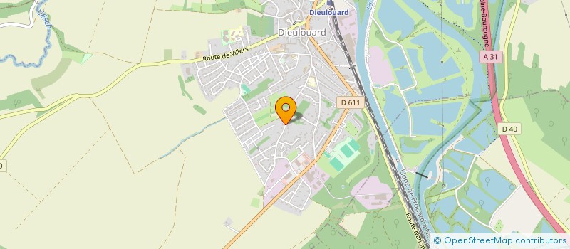 localisation de l'entreprise QUATRE S  DIEULOUARD