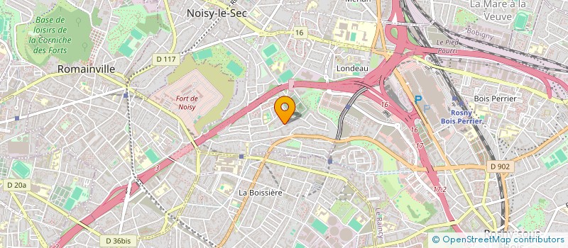 localisation de l'entreprise QUATRE S à NOISY-LE-SEC