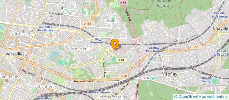localisation de l'entreprise QUATRE SAISONS à VERSAILLES