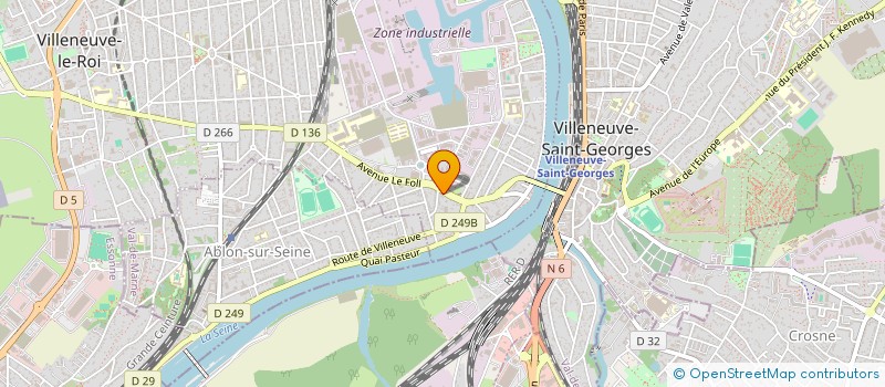 localisation de l'entreprise QUATRE SAISONS à VILLENEUVE-LE-ROI