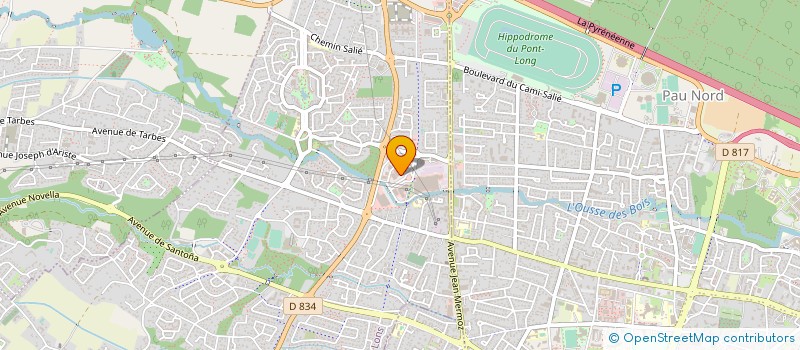 localisation de l'entreprise QUATRE SAISONS  LONS