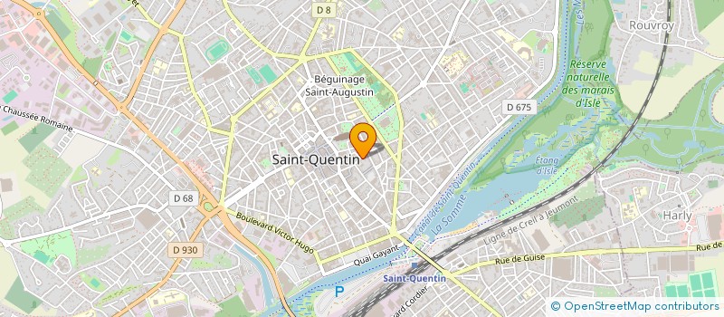 localisation de l'entreprise QUATRE SAISONS à SAINT-QUENTIN