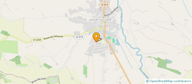 localisation de l'entreprise QUATRE SAISONS à LEZAT-SUR-LEZE