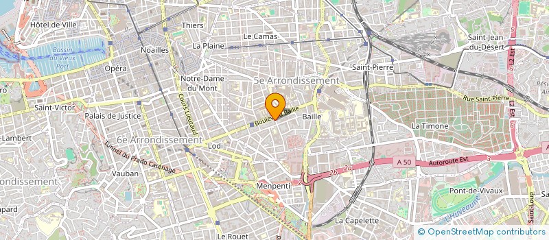 localisation de l'entreprise QUATRE SAISONS DU BERCEAU à MARSEILLE