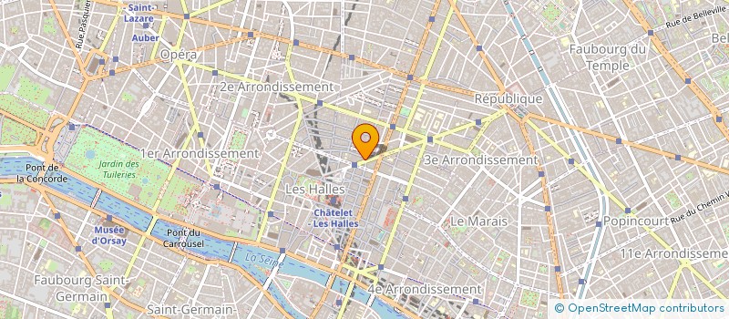 localisation de l'entreprise QUATRE TETES  PARIS