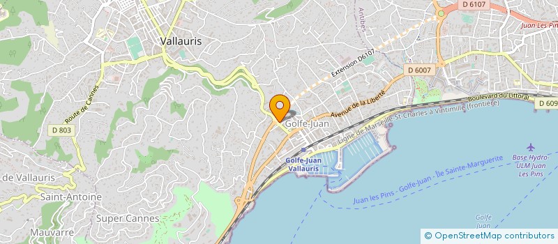 localisation de l'entreprise QUATRE VIANDES à VALLAURIS