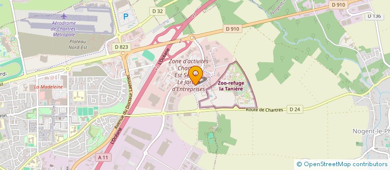 localisation de l'entreprise QUATREC & CO à CHARTRES