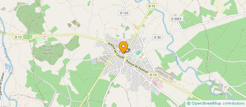 localisation de l'entreprise QUATREGIR  ROUJAN