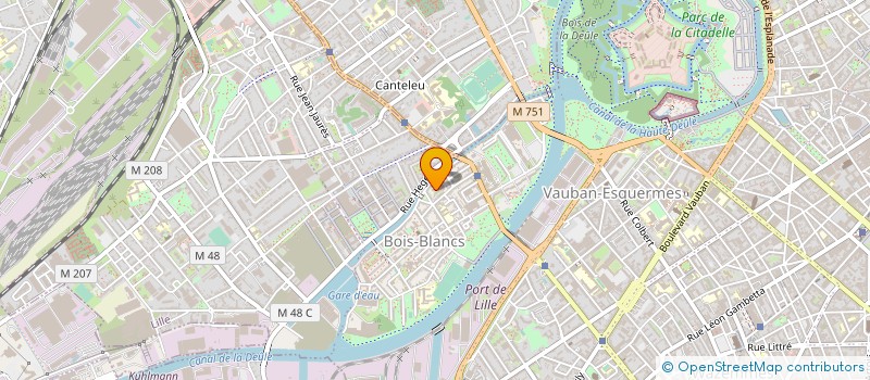 localisation de l'entreprise QUATREM VALENCIENNES à LILLE