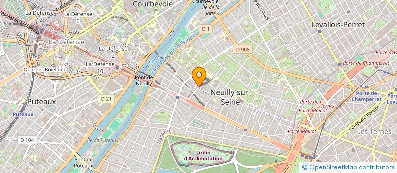 localisation de l'entreprise QUATREMARQUETTE à NEUILLY-SUR-SEINE
