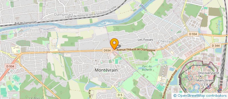 localisation de l'entreprise QUATRESS  CHESSY