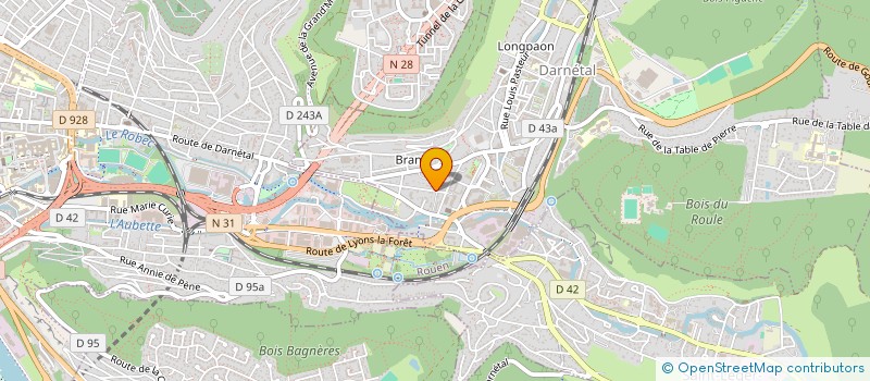 localisation de l'entreprise QUATRIEME MUR (4M) à ROUEN