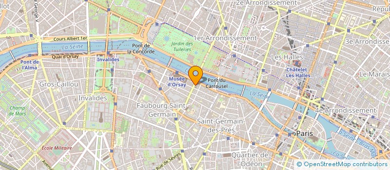 localisation de l'entreprise QUATRIS à PARIS