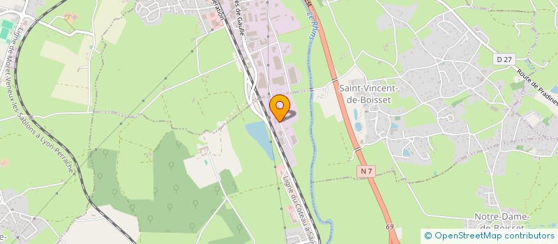 localisation de l'entreprise QUATRIUM  PARIGNY