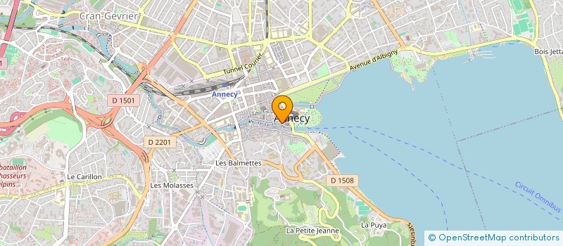localisation de l'entreprise QUATRIX à ANNECY