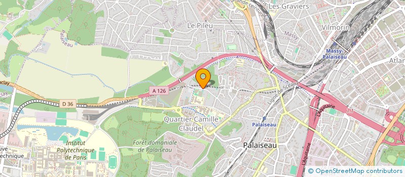 localisation de l'entreprise QUATRIZEN à PALAISEAU