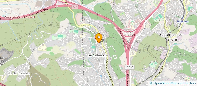 localisation de l'entreprise QUATRO à LES PENNES MIRABEAU