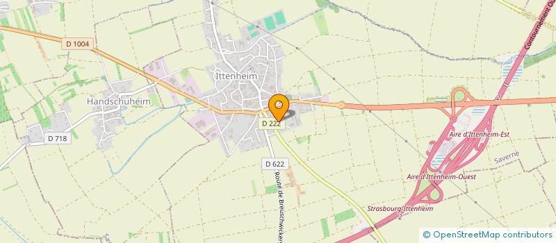 localisation de l'entreprise QUATRO  ITTENHEIM