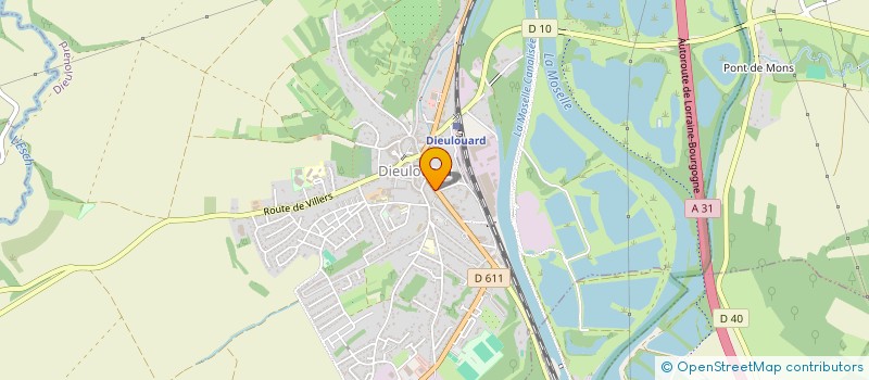 localisation de l'entreprise QUATRO D'ART  DIEULOUARD