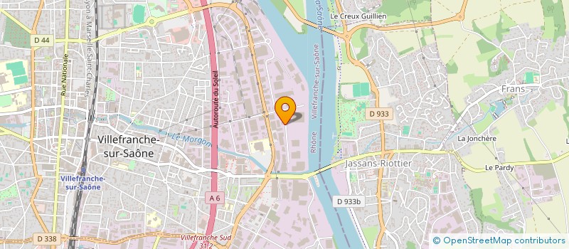 localisation de l'entreprise QUATRO DIS à VILLEFRANCHE-SUR-SAONE