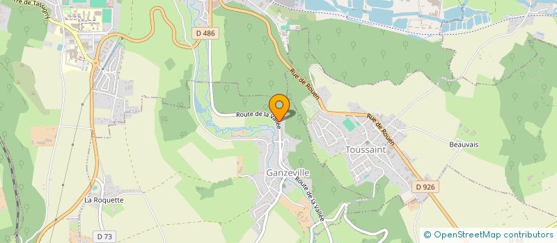 localisation de l'entreprise QUATROPED  GANZEVILLE