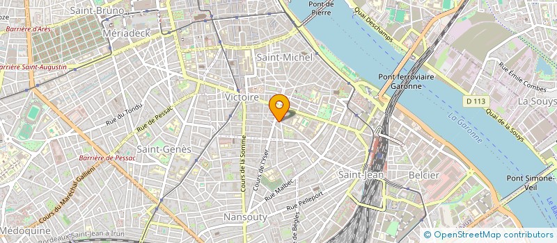 localisation de l'entreprise QUATROS  BORDEAUX