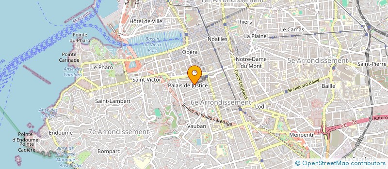 localisation de l'entreprise QUATRUM  MARSEILLE