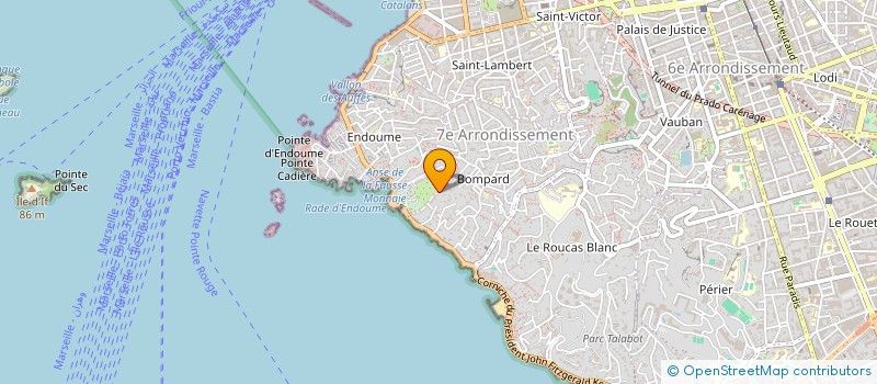 localisation de l'entreprise QUATTRO à MARSEILLE