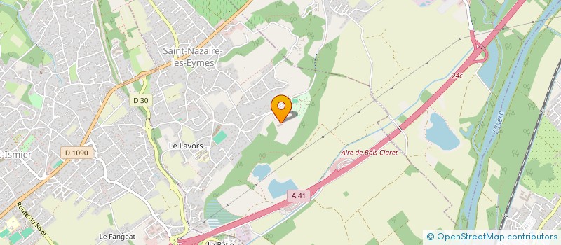 localisation de l'entreprise QUATTRO à SAINT-NAZAIRE-LES-EYMES