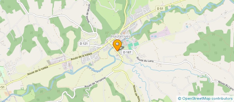 localisation de l'entreprise QUATTRO  HAUTERIVES