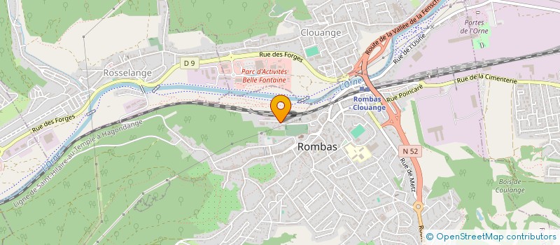 localisation de l'entreprise QUATTRO  ROMBAS