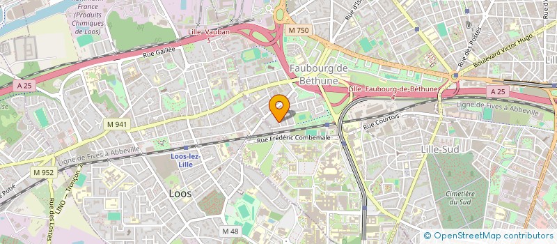 localisation de l'entreprise QUATTRO à LILLE