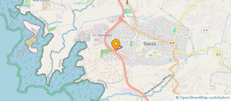 localisation de l'entreprise QUATTRO  DUCOS