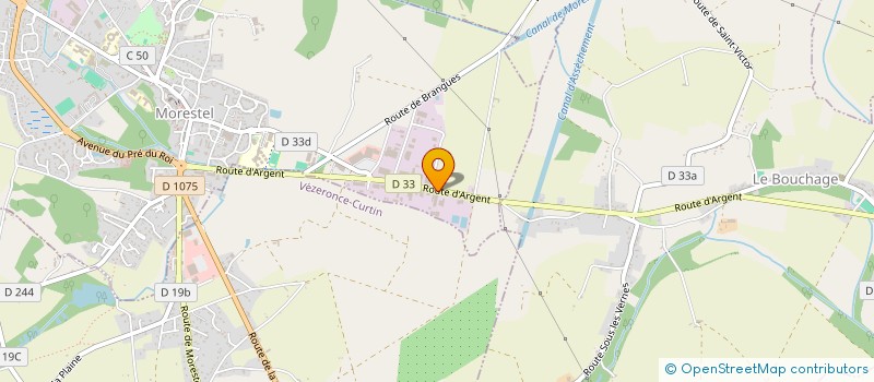 localisation de l'entreprise QUATTRO  MORESTEL