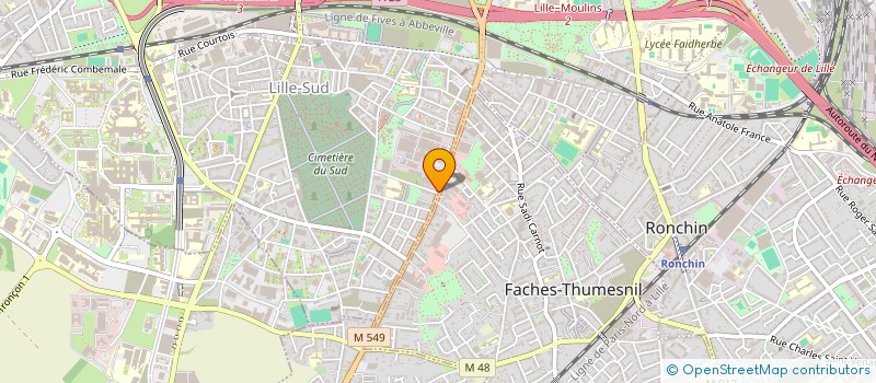 localisation de l'entreprise QUATTRO AUTOMOBILE à LILLE