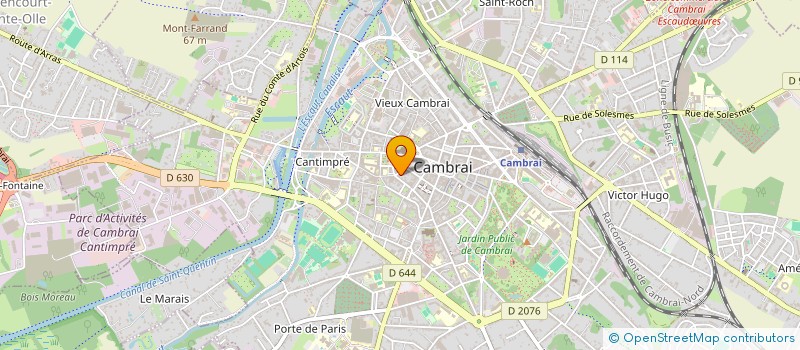 localisation de l'entreprise QUATTRO IMMO  CAMBRAI